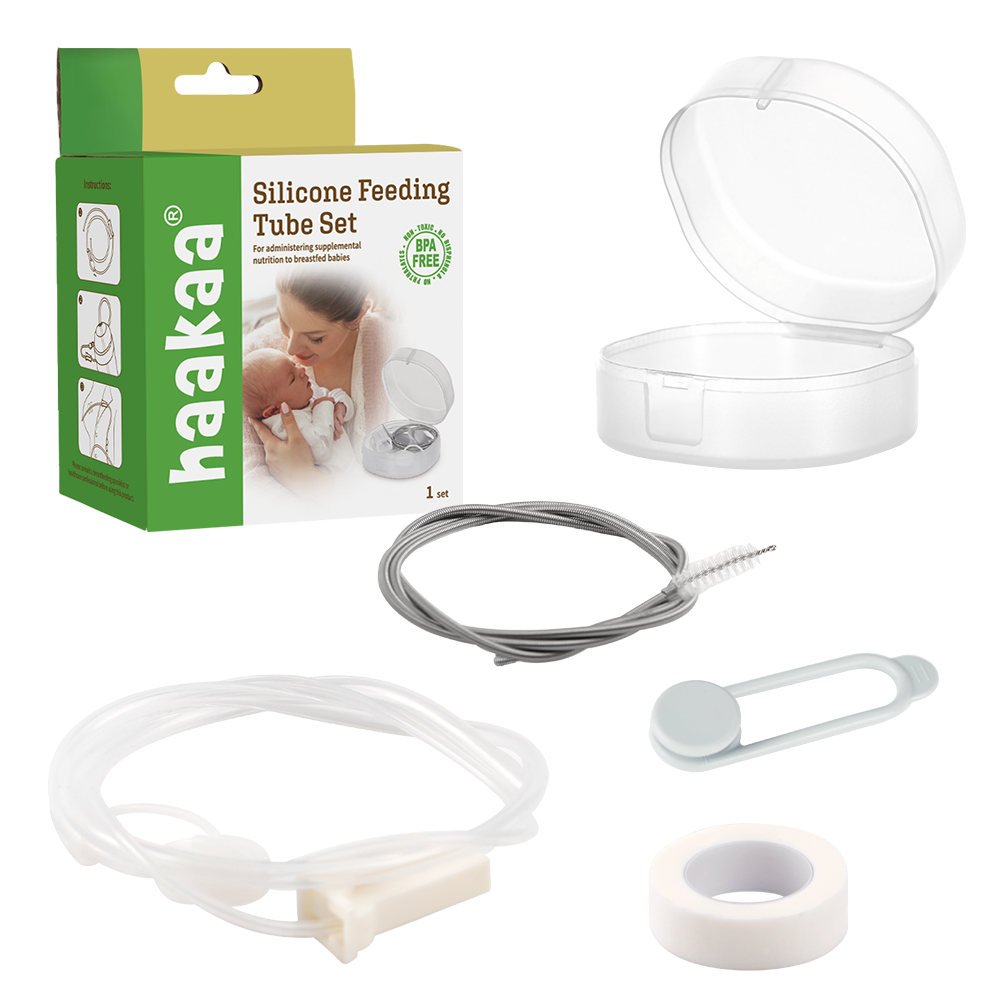tube-d-alimentation-en-silicone-haakaa-syst-me-d-alimentation-compl-mentaire image 1