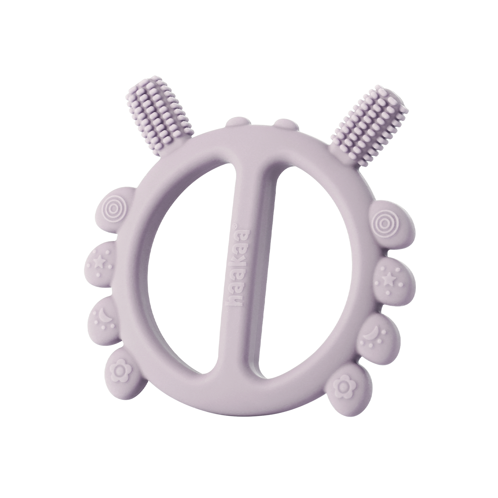 anneau-de-dentition-crabe-en-silicone-haakaa image 1