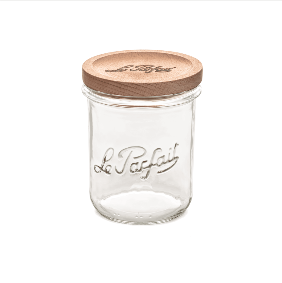 bocal-en-verre-le-parfait-dition-bois-avec-couvercle-en-h-tre-naturel-255-ml-500 image 6