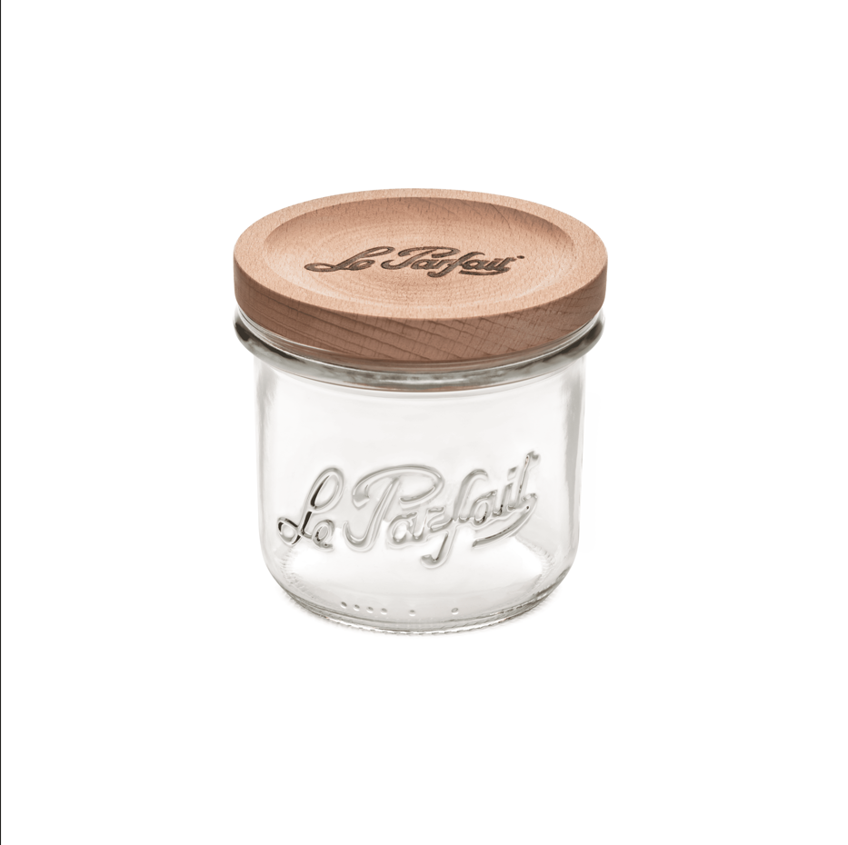bocal-en-verre-le-parfait-dition-bois-avec-couvercle-en-h-tre-naturel-255-ml-500 image 5