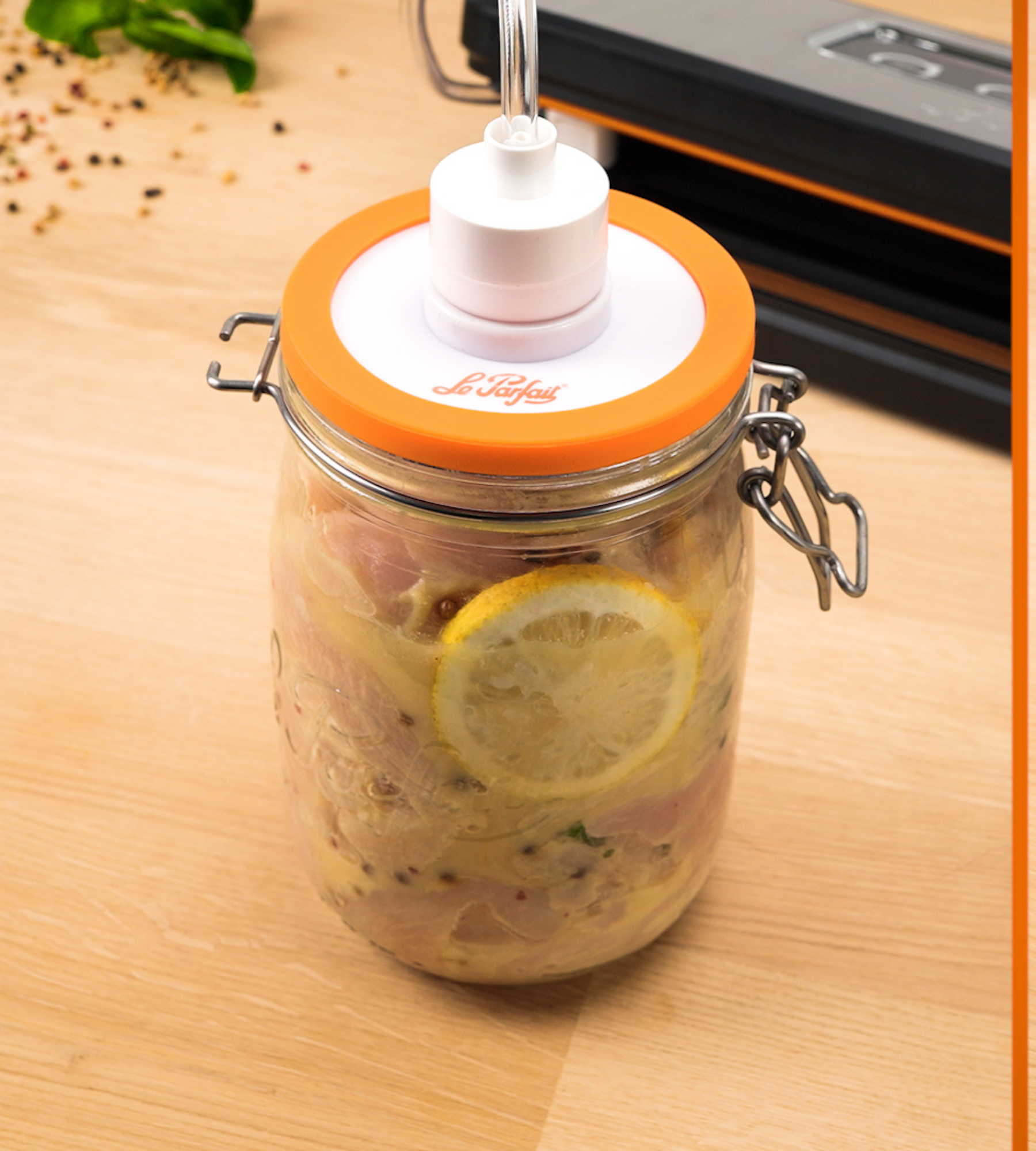 lot-de-2-couvercles-sous-vide-le-parfait-les-essentiels-pour-bocaux-et-terrines image 3