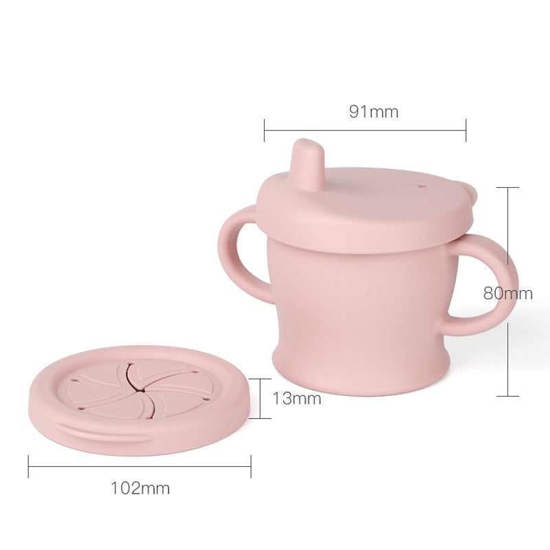 tasse-sip-n-snack-en-silicone-haakaa-avec-couvercles-pour-boire-et-go-ter image 8