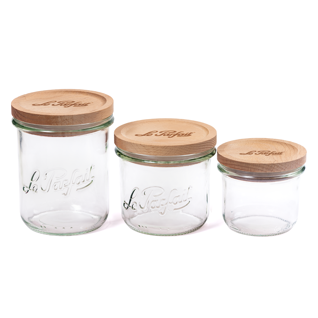 bocal-en-verre-le-parfait-dition-bois-avec-couvercle-en-h-tre-naturel-255-ml-500 image 7