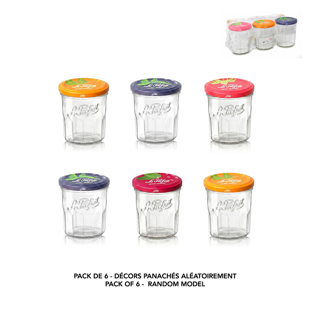 le-parfait-lot-de-6-pots-confiture-en-verre image 4
