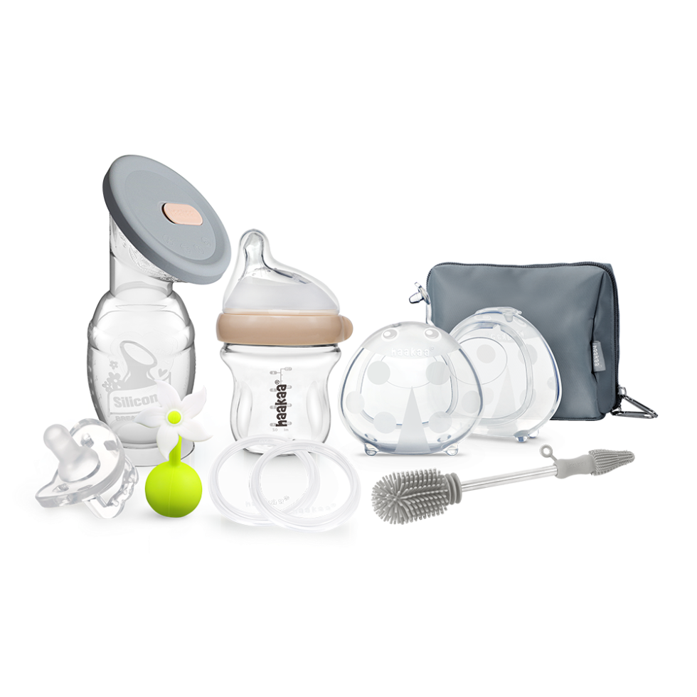 haakaa-new-mum-premium-pack-coffret-cadeau-de-naissance-avec-tire-lait-et-access image 1