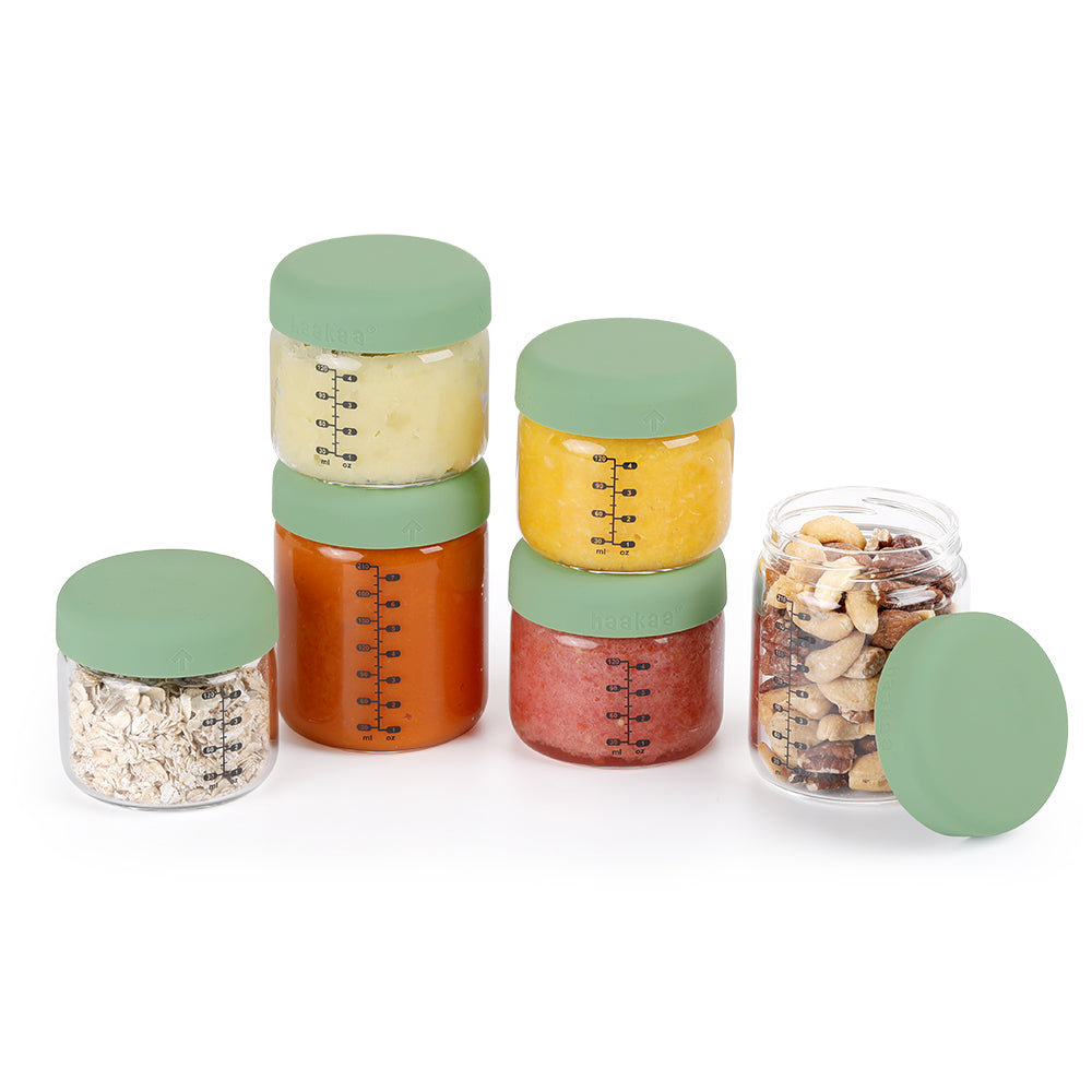 haakaa-sealed-glass-storage-jar-set-airtight-silicone-lids image 3