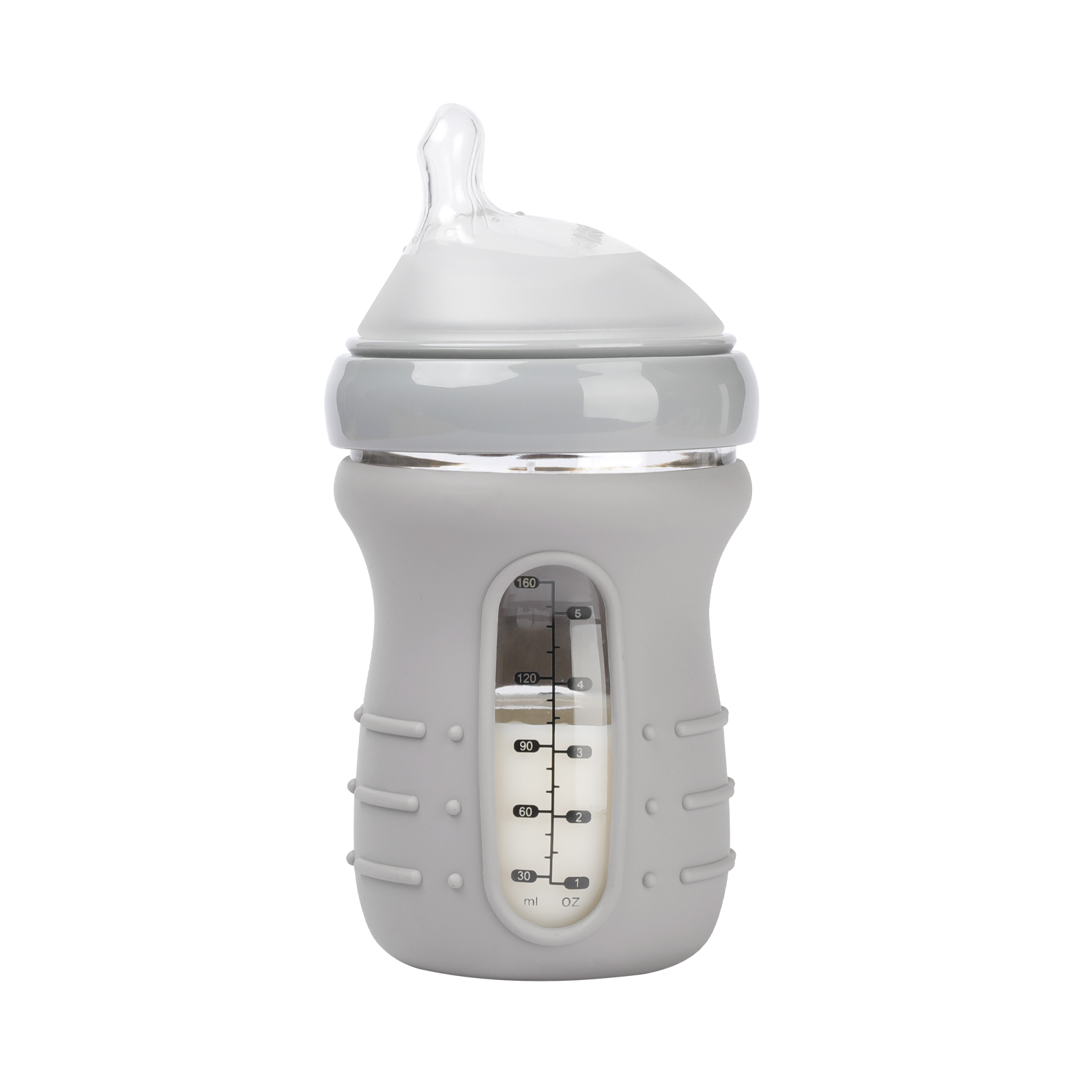 haakaa-housse-de-protection-en-silicone-pour-biberon-en-verre image 1