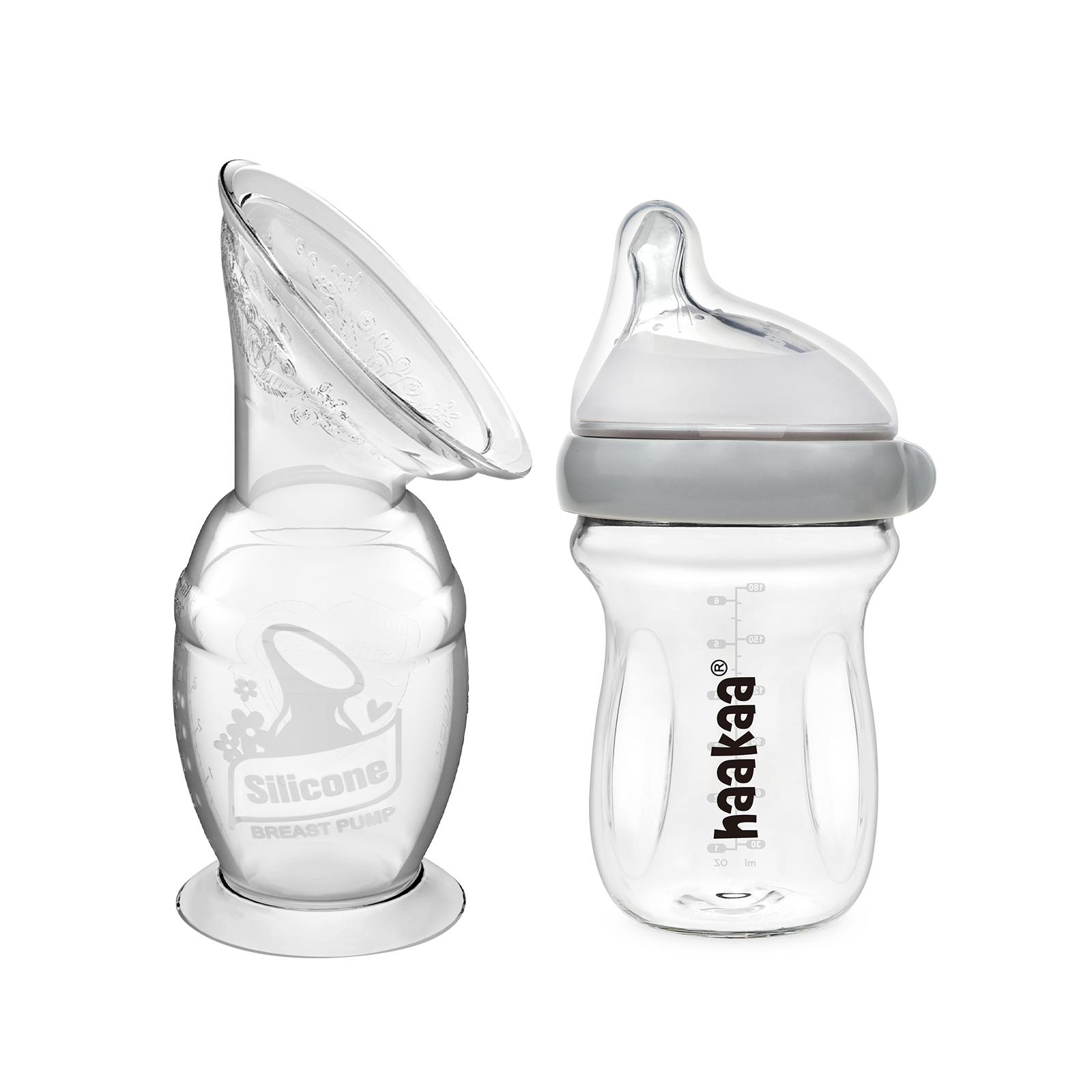 ensemble-tire-lait-haakaa-g-n-ration-2-150-ml-et-biberon-en-verre-g-n-ration-3-1 image 1