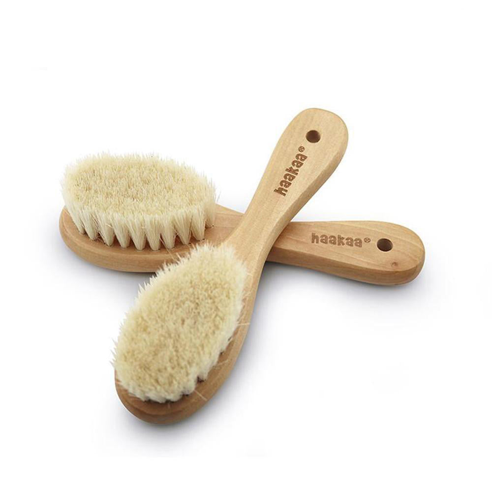 brosse-cheveux-pour-b-b-en-laine-de-mouton-haakaa image 8