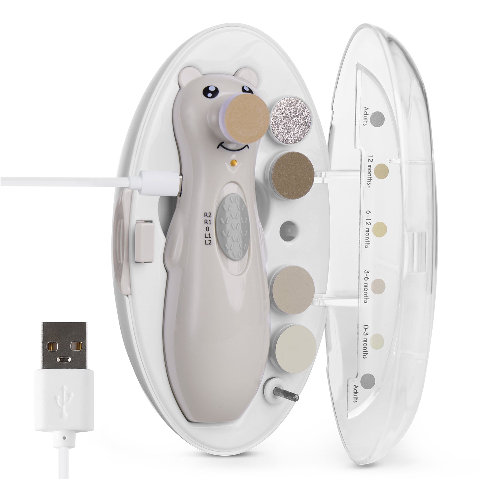 haakaa-happii-bear-coupe-ongles-lectrique-rechargeable-pour-b-b image 6