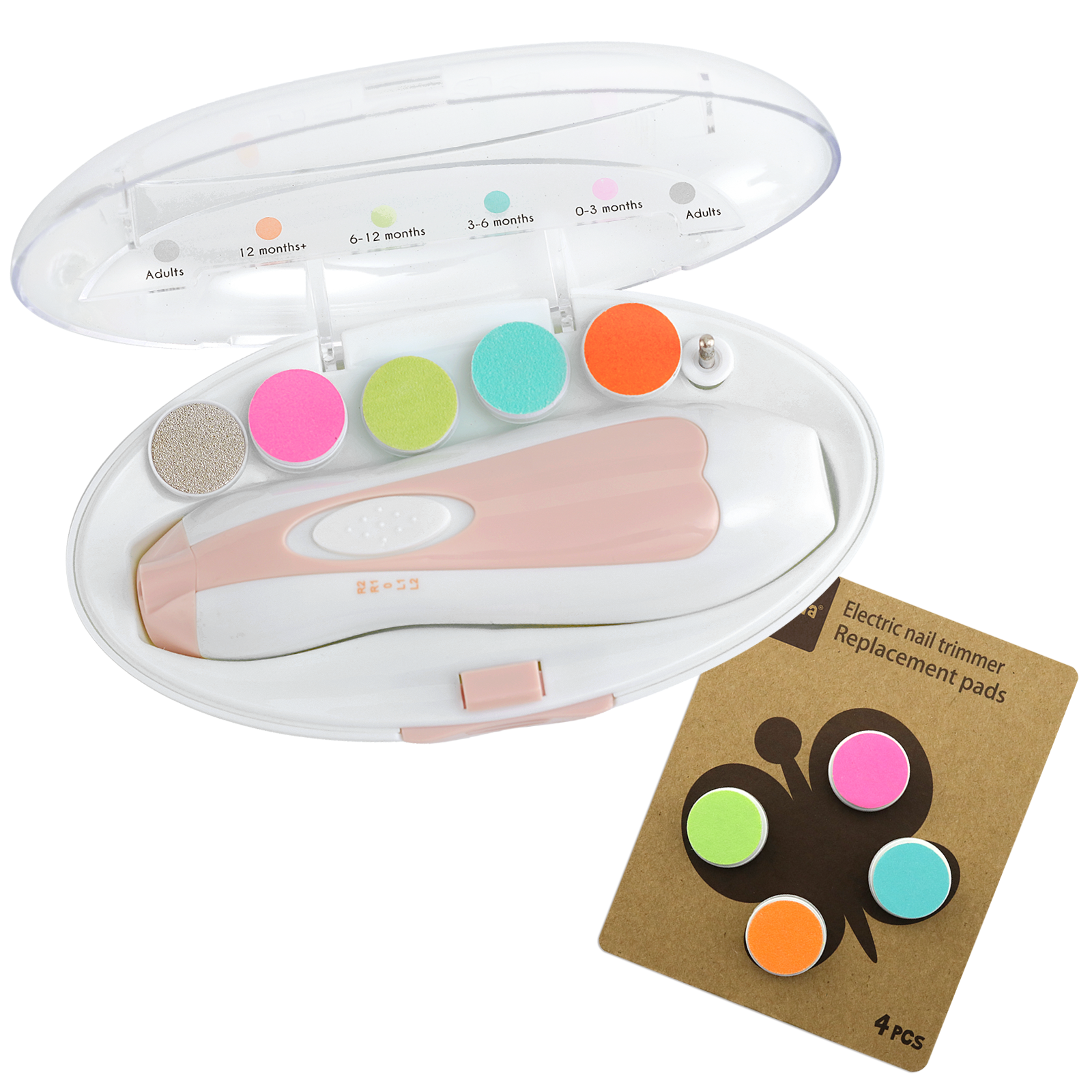 haakaa-coffret-soin-des-ongles-de-b-b-avec-recharges-lime-lectrique image 1