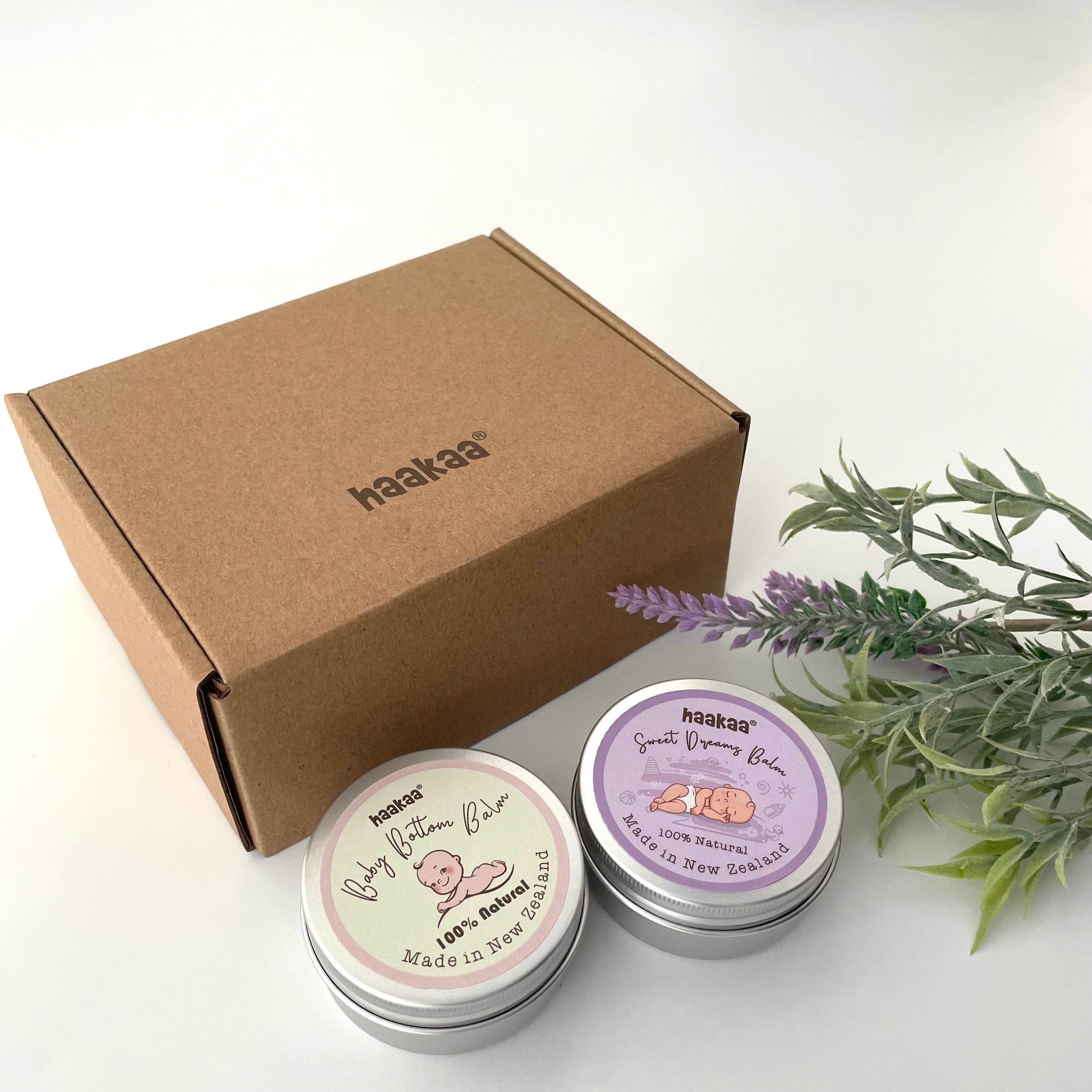 coffret-soins-b-b-haakaa-baby-soft-baume-pour-le-change-lotion-fabriqu-en-nouvel image 1