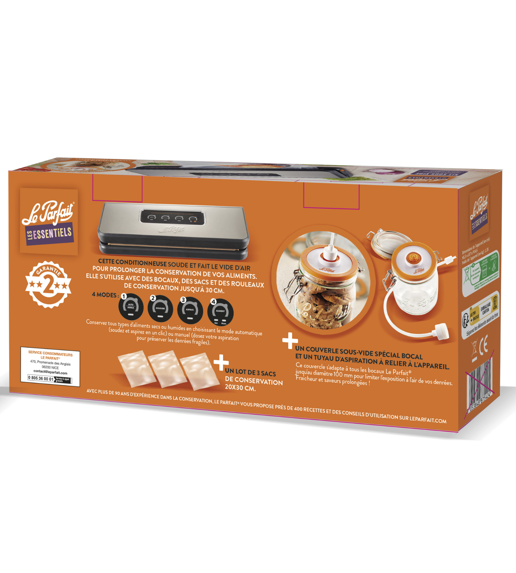 machine-sous-vide-le-parfait-les-essentiels-120-w-avec-kit image 4