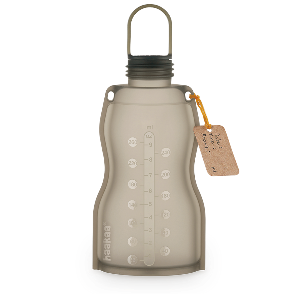 sachets-de-conservation-de-lait-maternel-en-silicone-haakaa-260-ml image 1