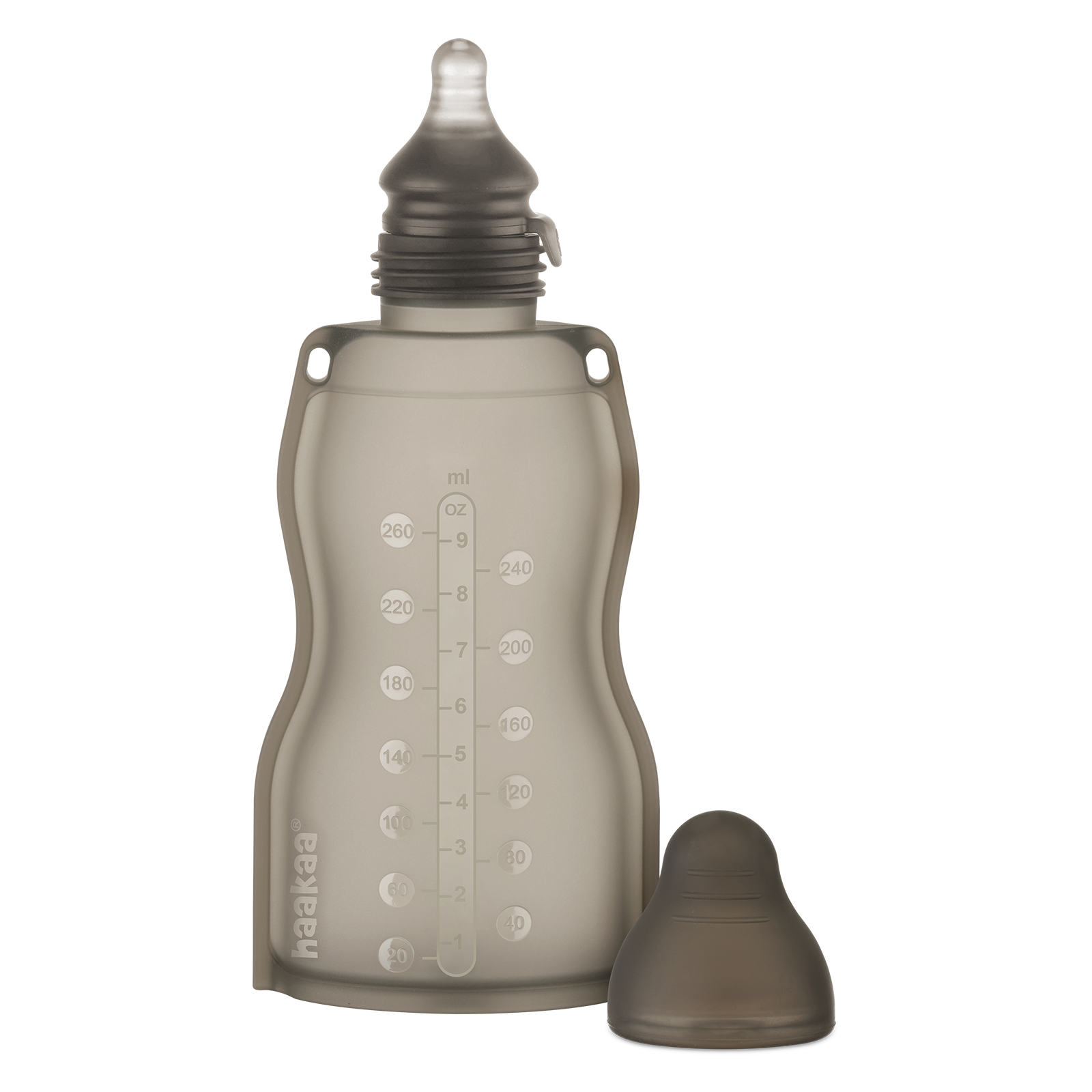 haakaa-sachet-d-alimentation-presser-en-silicone-260-ml-t-tine-pour-lait-et-alim image 1