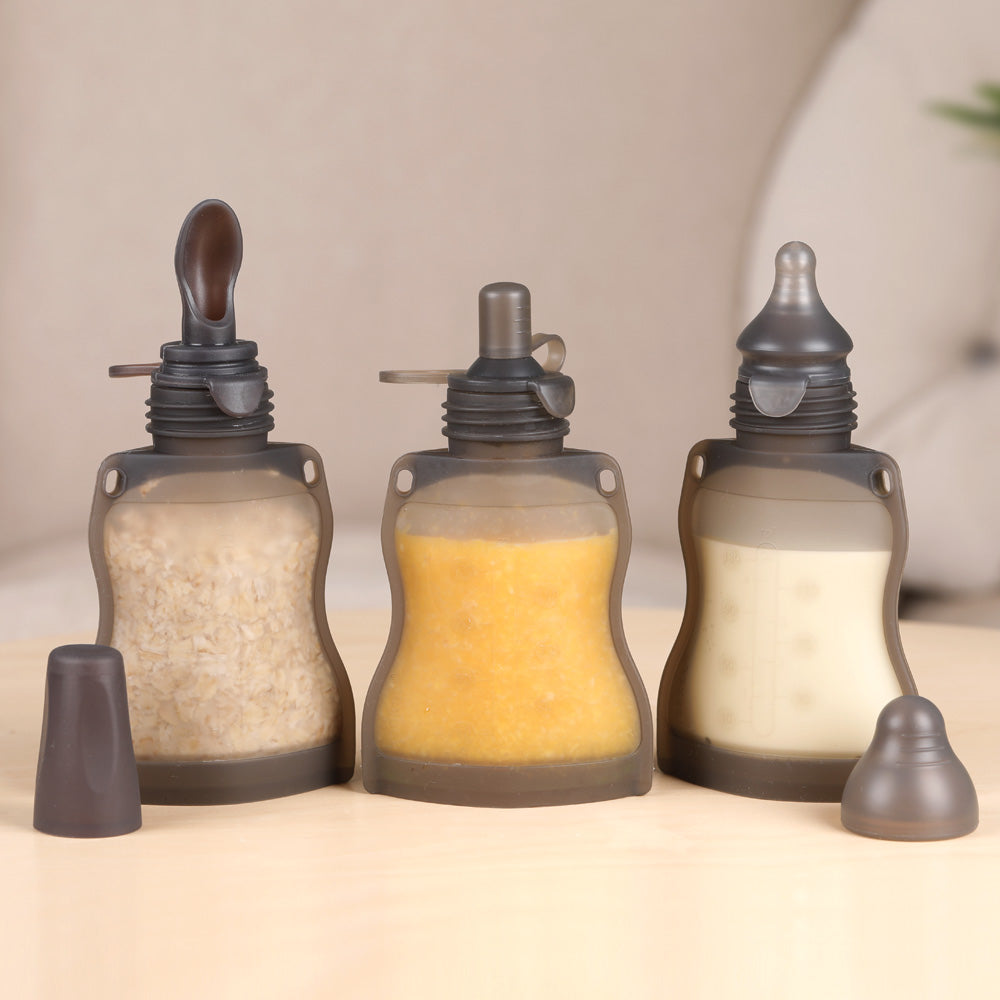 poche-alimentaire-en-silicone-haakaa-avec-cuill-re-130-ml image 7