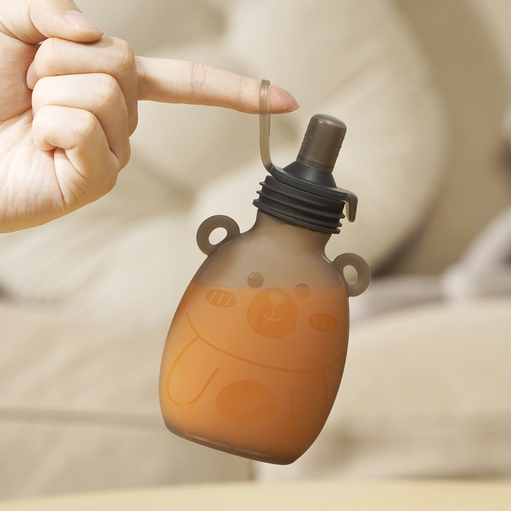 haakaa-happii-bear-pochon-r-utilisable-en-silicone-gourde-snack image 4