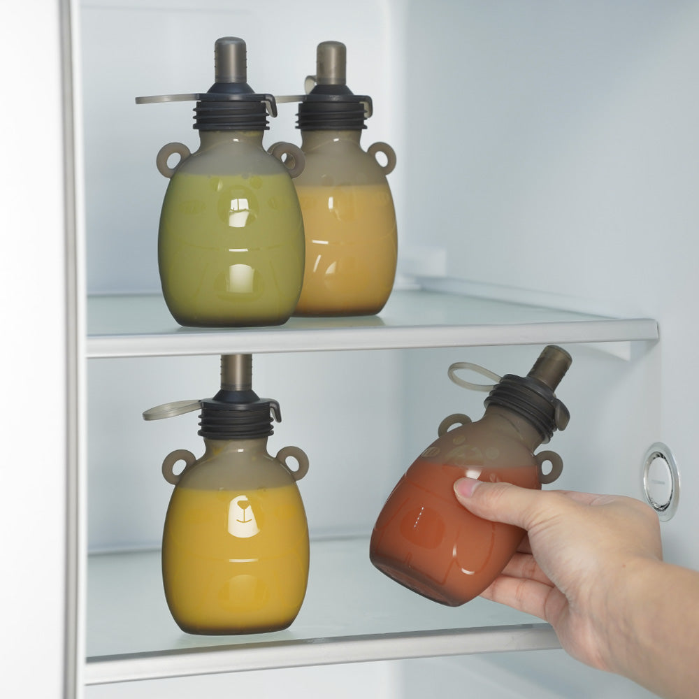 haakaa-happii-bear-pochon-r-utilisable-en-silicone-gourde-snack image 7