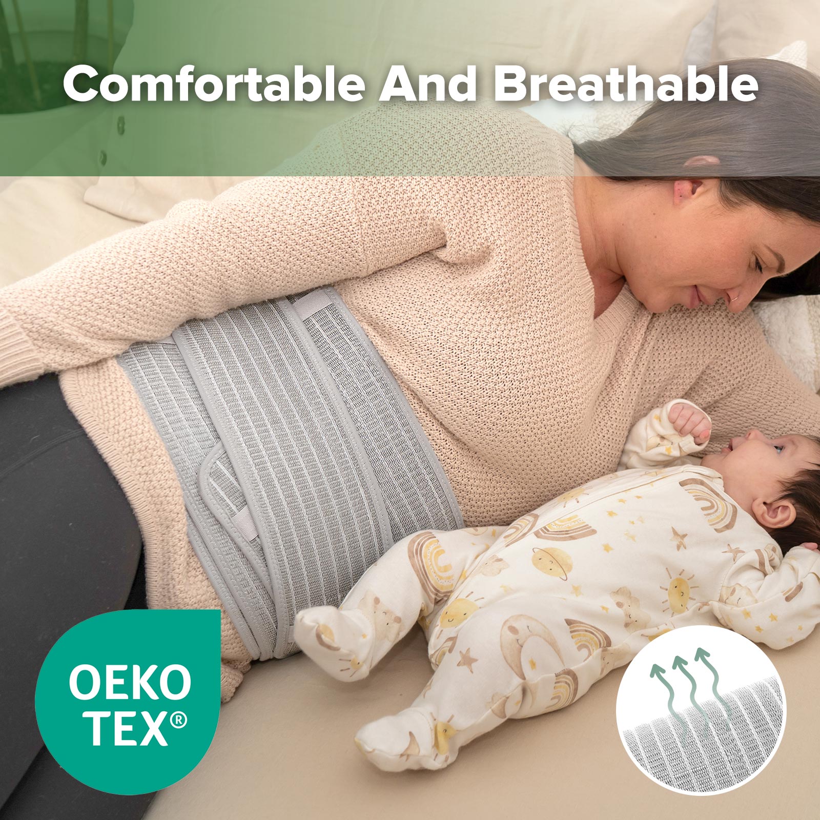 haakaa-bandeau-de-grossesse-et-post-partum-soutien-ventre-et-dos image 8
