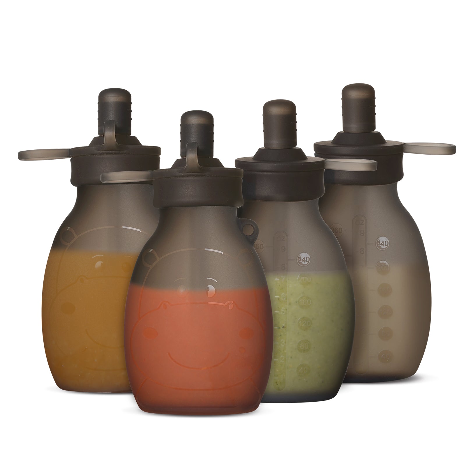 haakaa-hippo-wide-opening-silicone-goody-pouch-260ml image 2