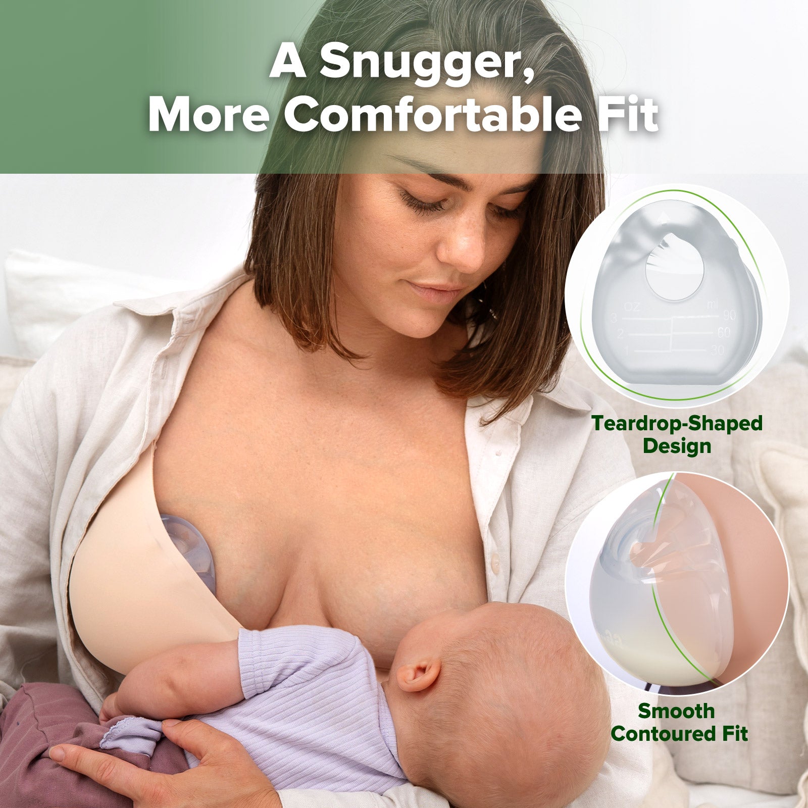 haakaa-collecteur-de-lait-maternel-halo-en-silicone-90-ml-avec-sac-de-rangement image 5