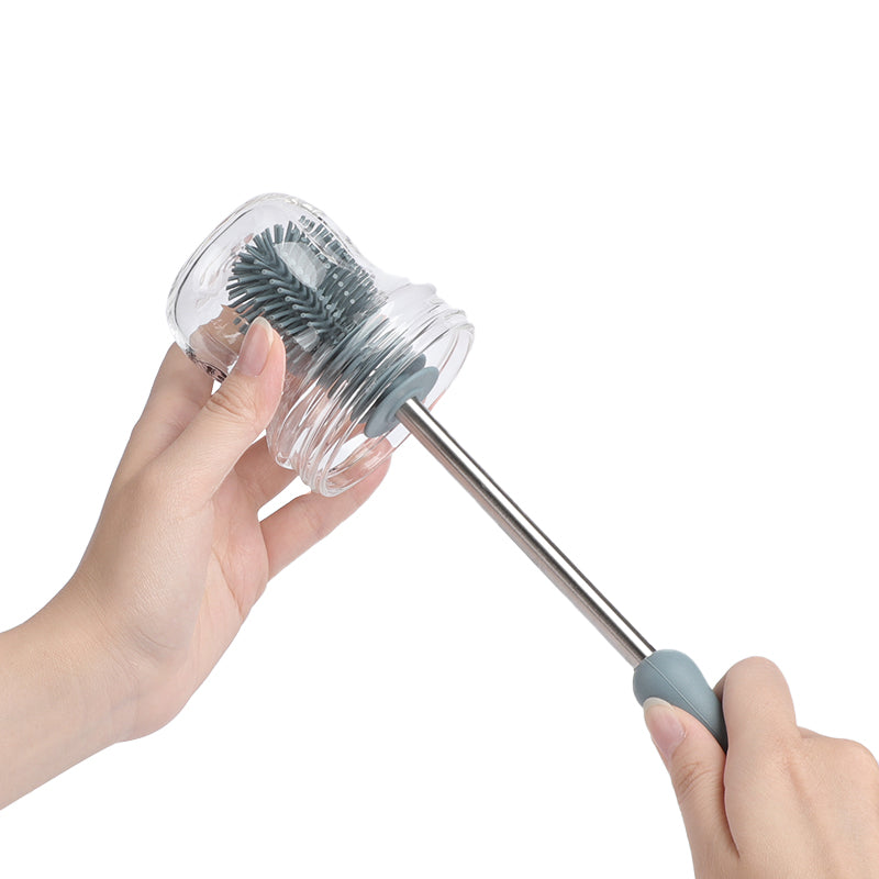 brosse-de-nettoyage-en-silicone-haakaa-rose image 5