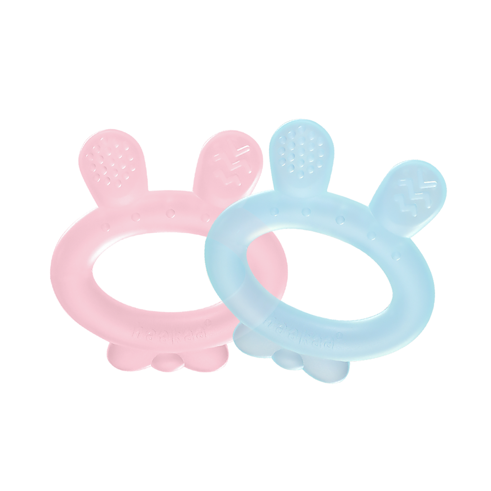 haakaa-anneau-de-dentition-en-silicone-oreilles-de-lapin image 1