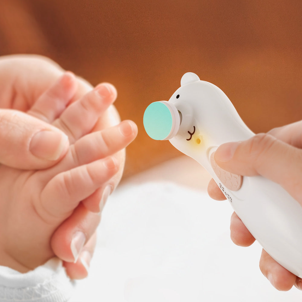 haakaa-happii-bear-coupe-ongles-lectrique-rechargeable-pour-b-b image 2