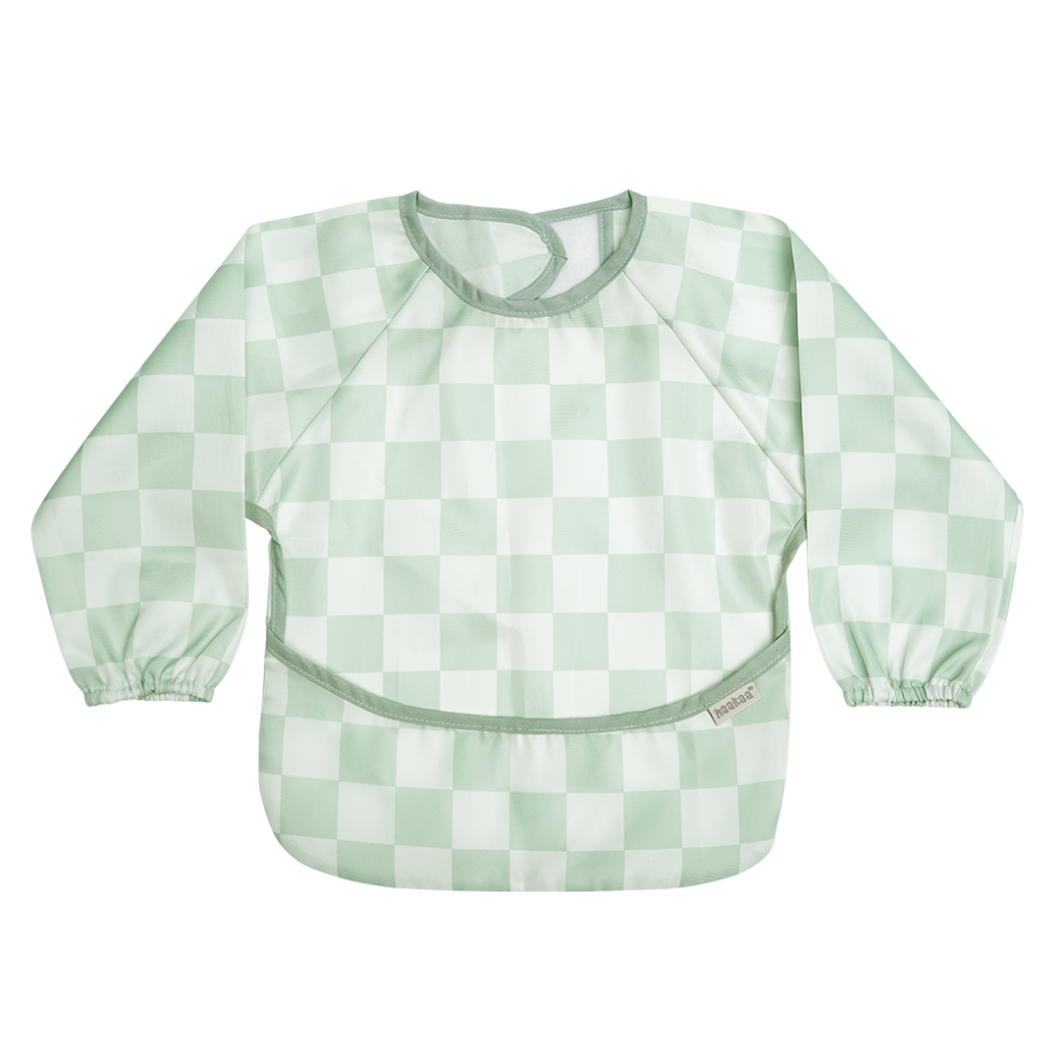 haakaa-long-sleeved-smock-bib-bavoir-manches-longues image 1