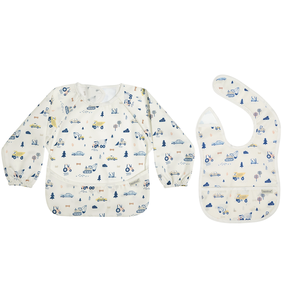 ensemble-bavoir-et-smock-anti-taches-haakaa image 1
