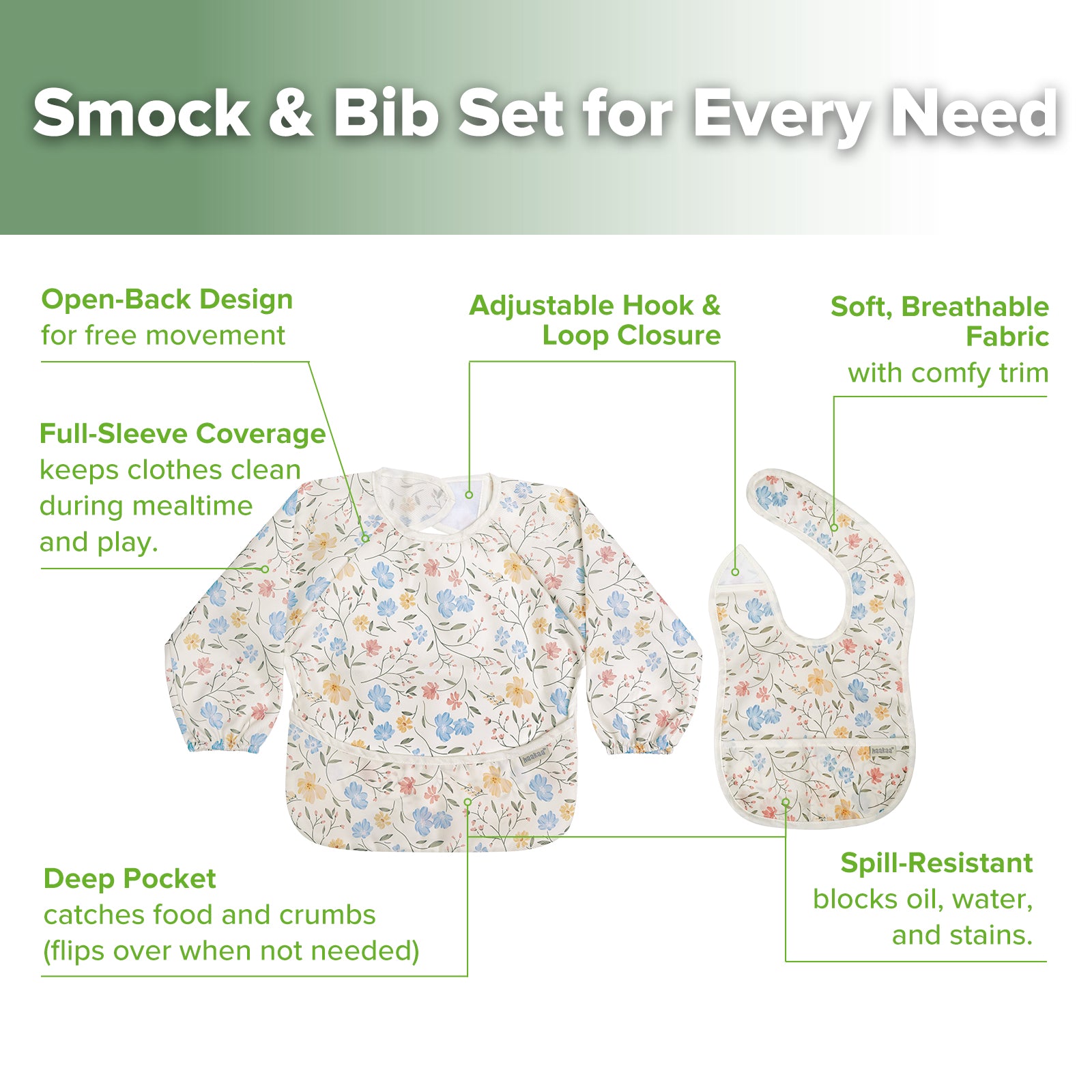 ensemble-bavoir-et-smock-anti-taches-haakaa image 5