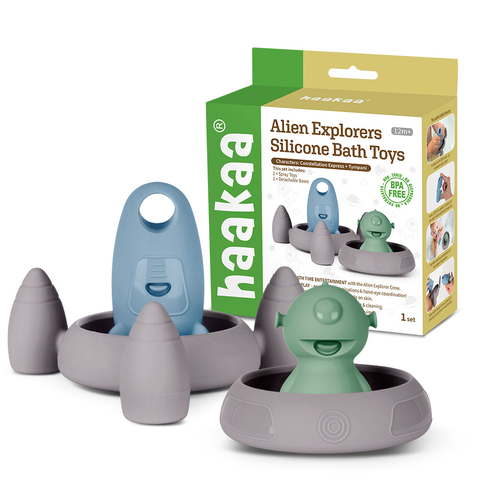 jouets-de-bain-silicone-alien-explorers-haakaa-5-pi-ces-vaisseau image 7