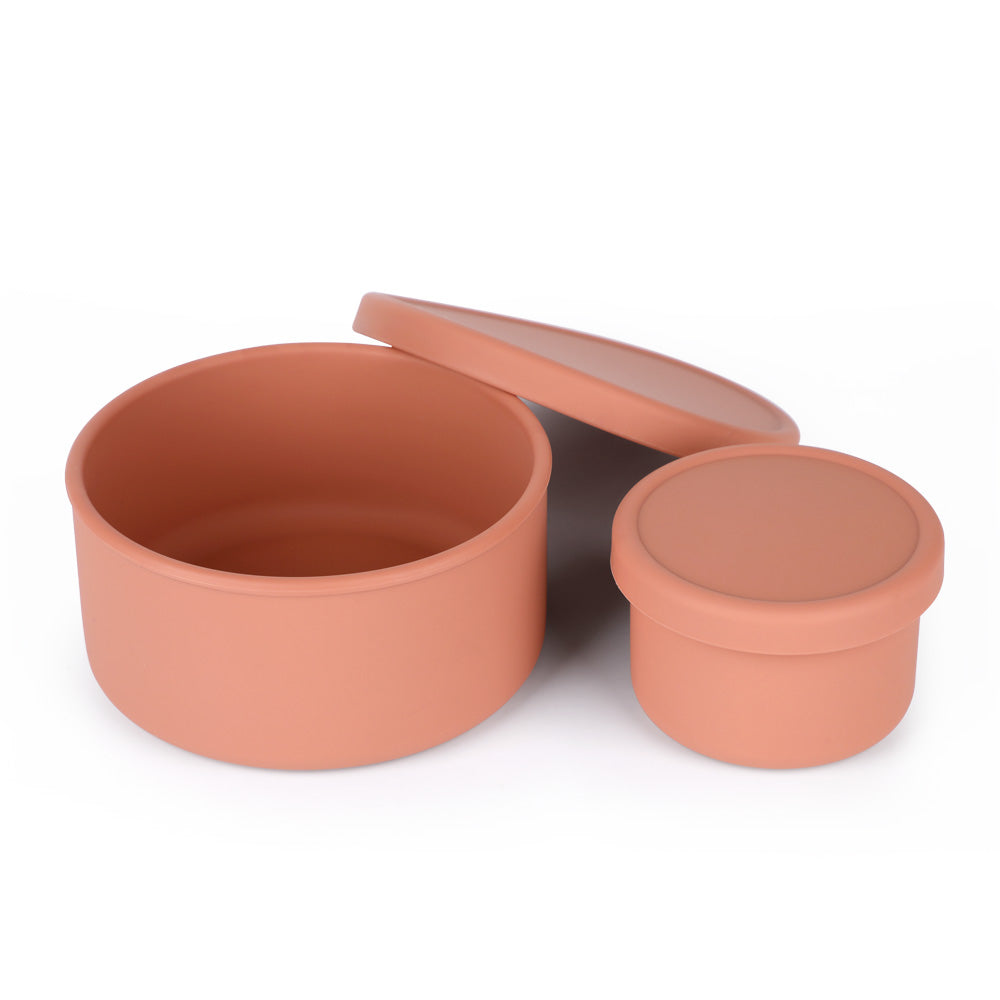 haakaa-round-silicone-food-container-set-2pcs image 7