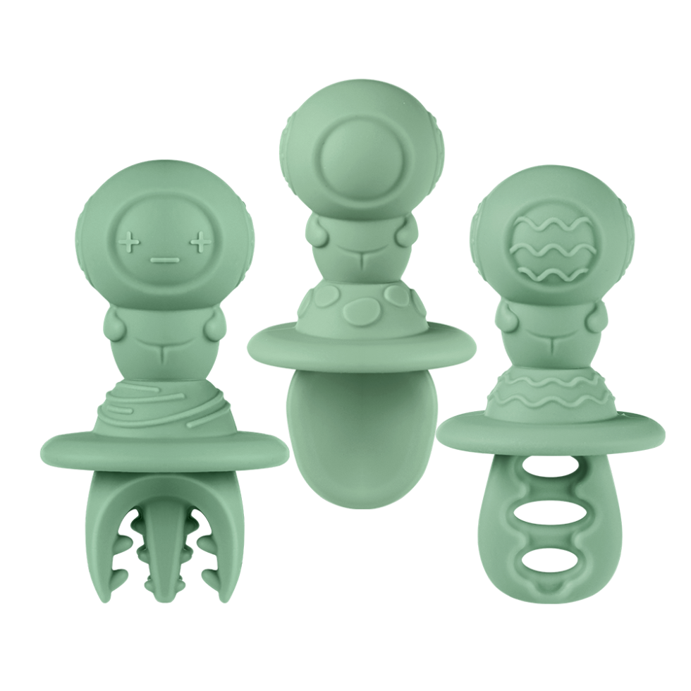 haakaa-ensemble-de-couverts-en-silicone-pour-b-b-astronaute image 1