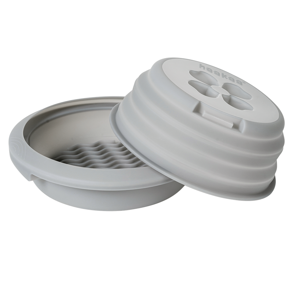 st-rilisateur-cuiseur-vapeur-micro-ondes-en-silicone-haakaa image 1