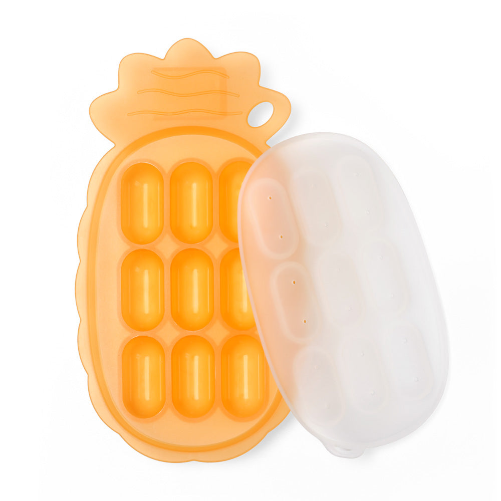 plateau-pur-e-en-silicone-ananas-haakaa-avec-fentes-pour-tiquettes image 7